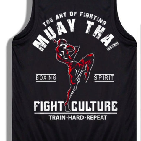 T-shirt Muay Thai MMA sans manches