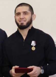Portrait de Islam Makhachev, combattant de MMA