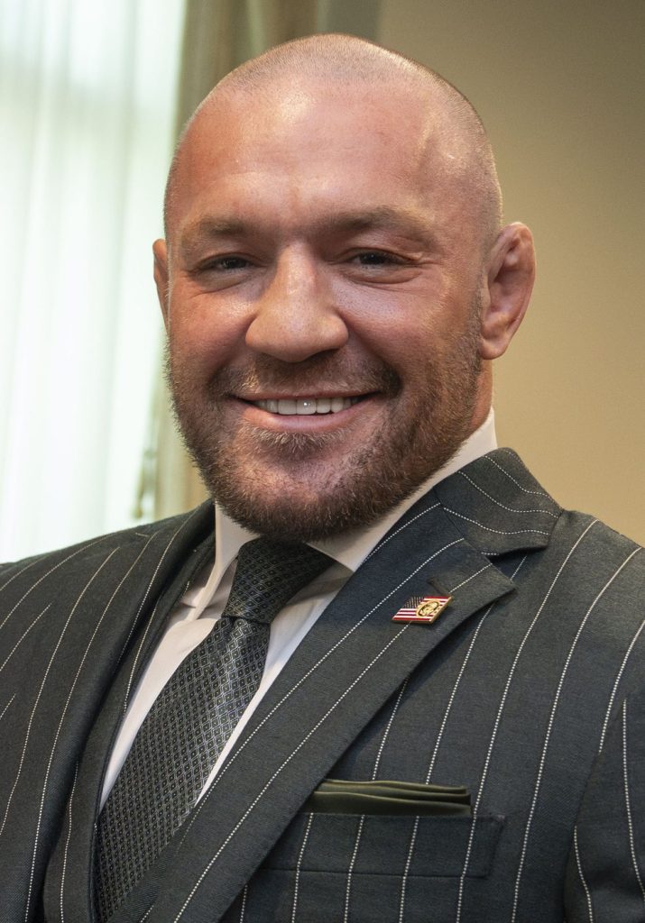 Portrait de Conor McGregor, combattant de MMA
