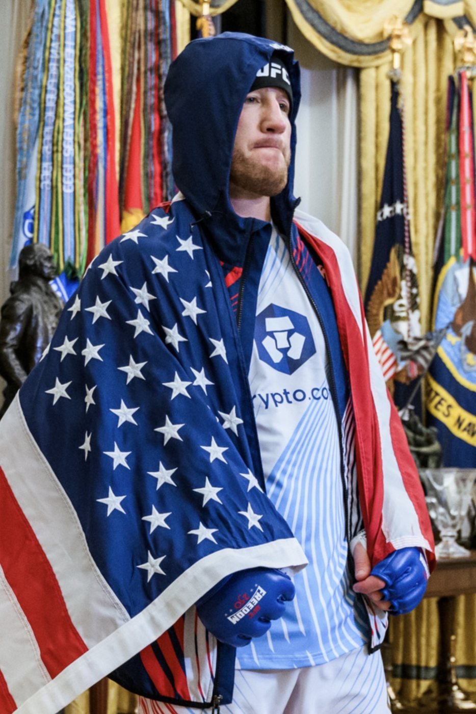 Portrait de Justin Gaethje, combattant de MMA