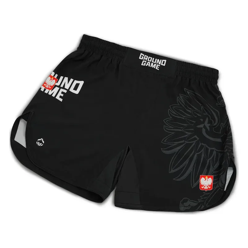 Ground Game Light MMA Shorts Poland 3.0 (Black)