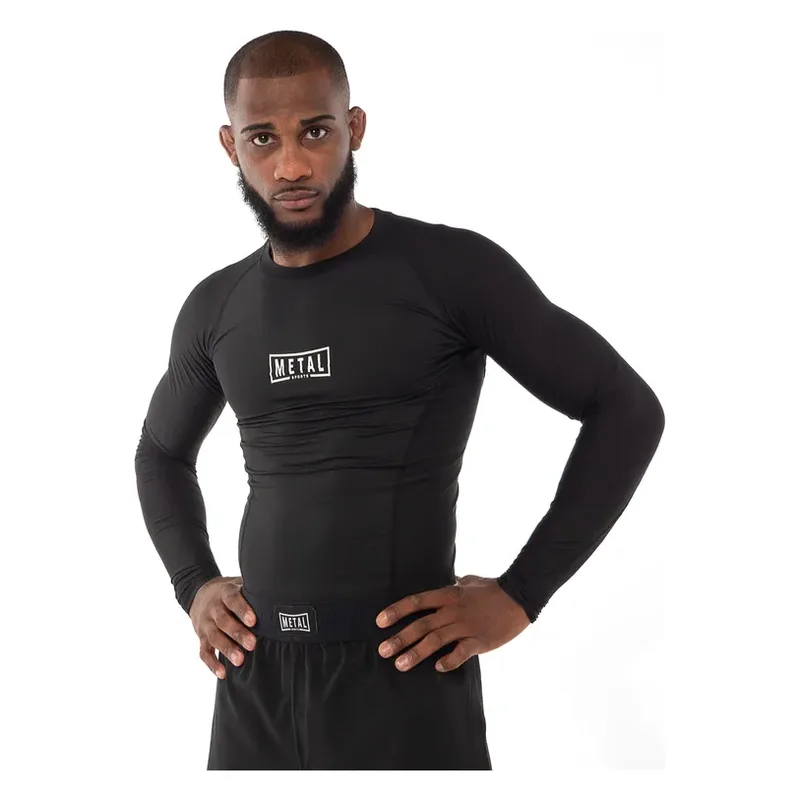 Metal Boxe Rashguard Performance manches longues