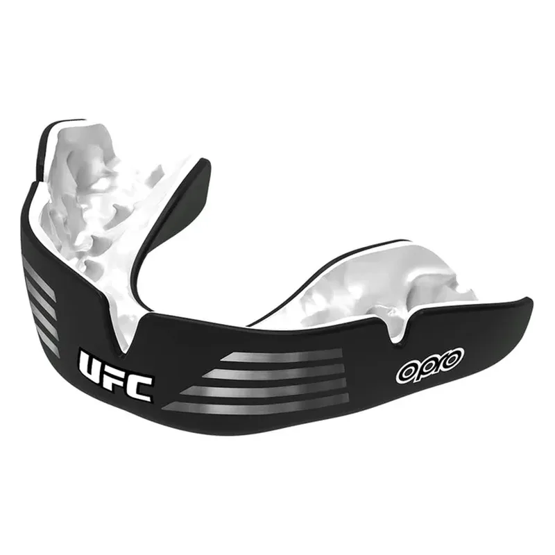 Opro Instant Custom-Fit UFC Strike Black Mouthguard