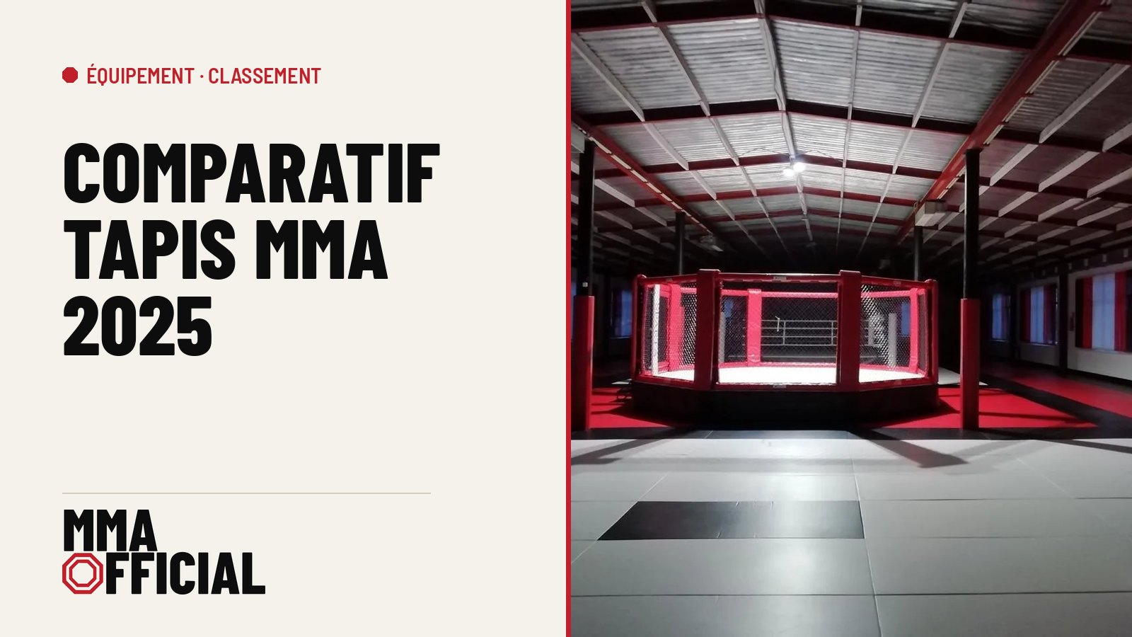 Comparatif tapis MMA 2025 : Quel tapis pour ta salle d'entraînement ?