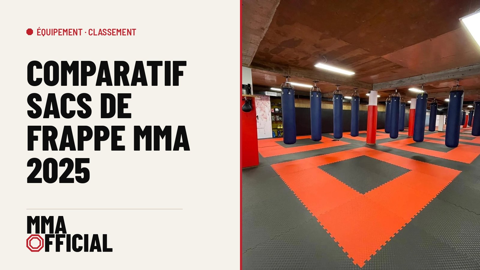 Comparatif sacs de frappe MMA 2025 : Quel sac pour ton entraînement ?