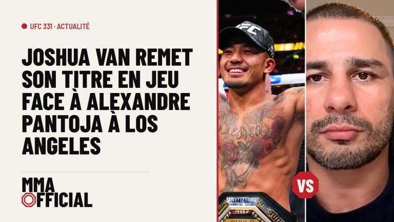 UFC 331 : Joshua Van remet son titre en jeu face à Alexandre Pantoja à Los Angeles