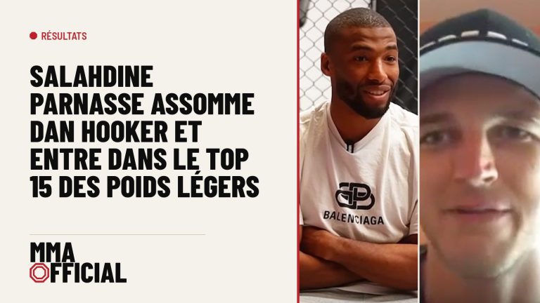Salahdine Parnasse assomme Dan Hooker et entre dans le top 15 des poids légers