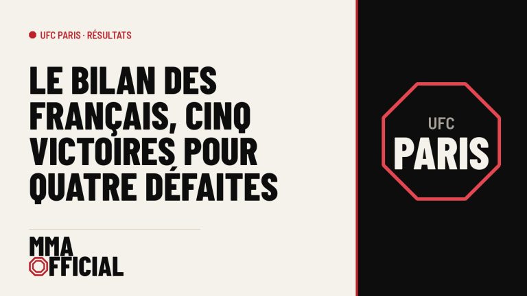 UFC Paris : le bilan des Français, cinq victoires pour quatre défaites