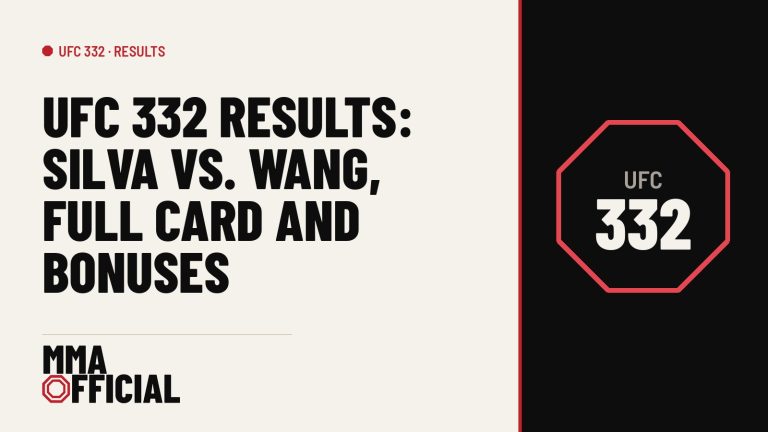 UFC 332 Results: Silva vs. Wang, Full Card and Bonuses