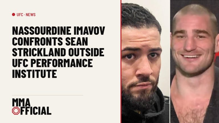 Nassourdine Imavov Confronts Sean Strickland Outside UFC Performance Institute