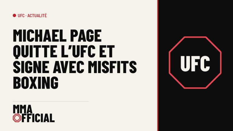 Michael Page quitte l'UFC et signe avec Misfits Boxing
