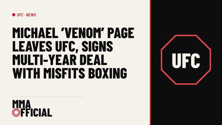 Michael 'Venom' Page Leaves UFC, Signs Multi-Year Deal with Misfits Boxing