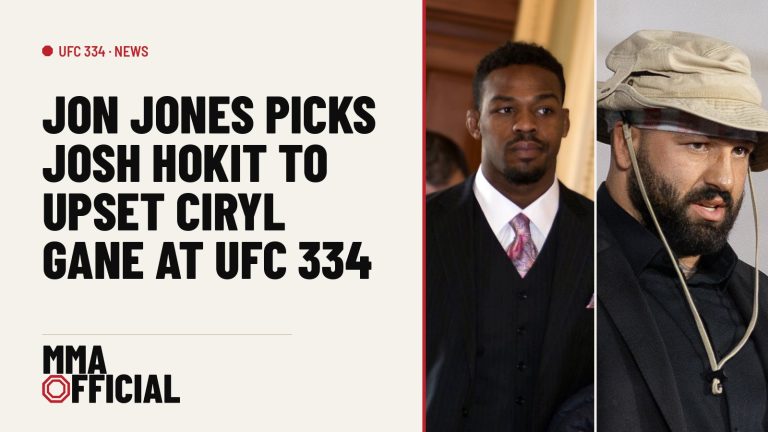 Jon Jones Picks Josh Hokit to Upset Ciryl Gane at UFC 334