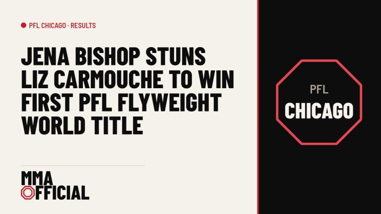 Jena Bishop Stuns Liz Carmouche to Win First PFL Flyweight World Title