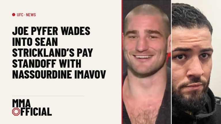 Joe Pyfer Wades Into Sean Strickland's Pay Standoff With Nassourdine Imavov