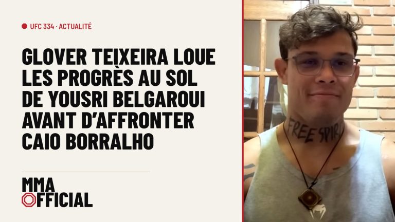 UFC 334 : Glover Teixeira loue les progrès au sol de Yousri Belgaroui avant d'affronter Caio Borralho