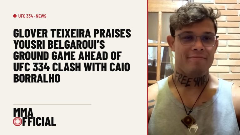 Glover Teixeira Praises Yousri Belgaroui's Ground Game Ahead of UFC 334 Clash With Caio Borralho