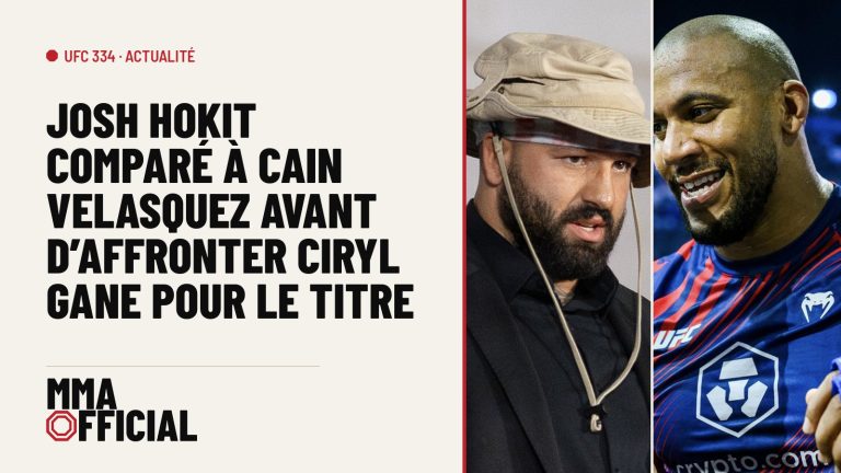 UFC 334 : Josh Hokit comparé à Cain Velasquez avant d'affronter Ciryl Gane pour le titre