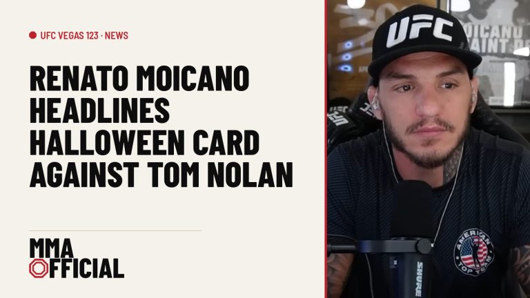 UFC Vegas 123: Renato Moicano Headlines Halloween Card Against Tom Nolan
