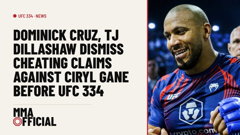 Dominick Cruz, TJ Dillashaw Dismiss Cheating Claims Against Ciryl Gane Before UFC 334